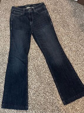 Ariat High Rise Slim Trouser Jeans Dark Wash Bootcut Flare Women’s 29R